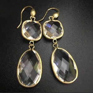 Rivka Friedman Crystal Drop Earrings